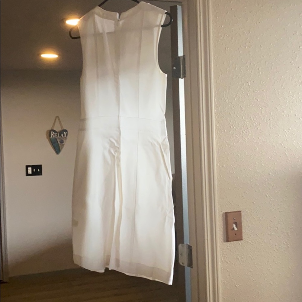 All white dress !
